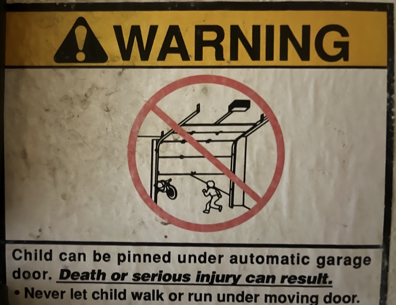 Garage door