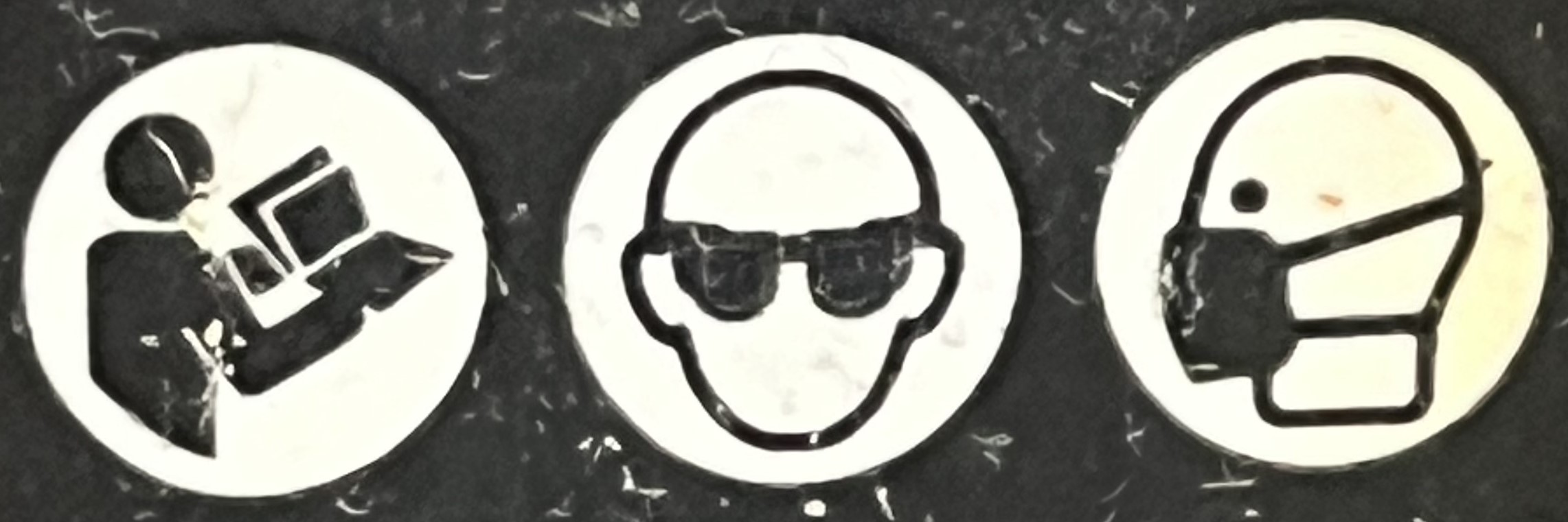 Three images